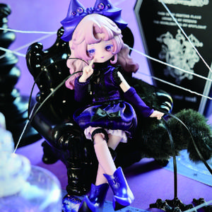 Lucky Emma Lulu Ling Series 8-Inch Bjd Jointed Action Figure Blind Box Collectible Toy, Trendy Handmade Model