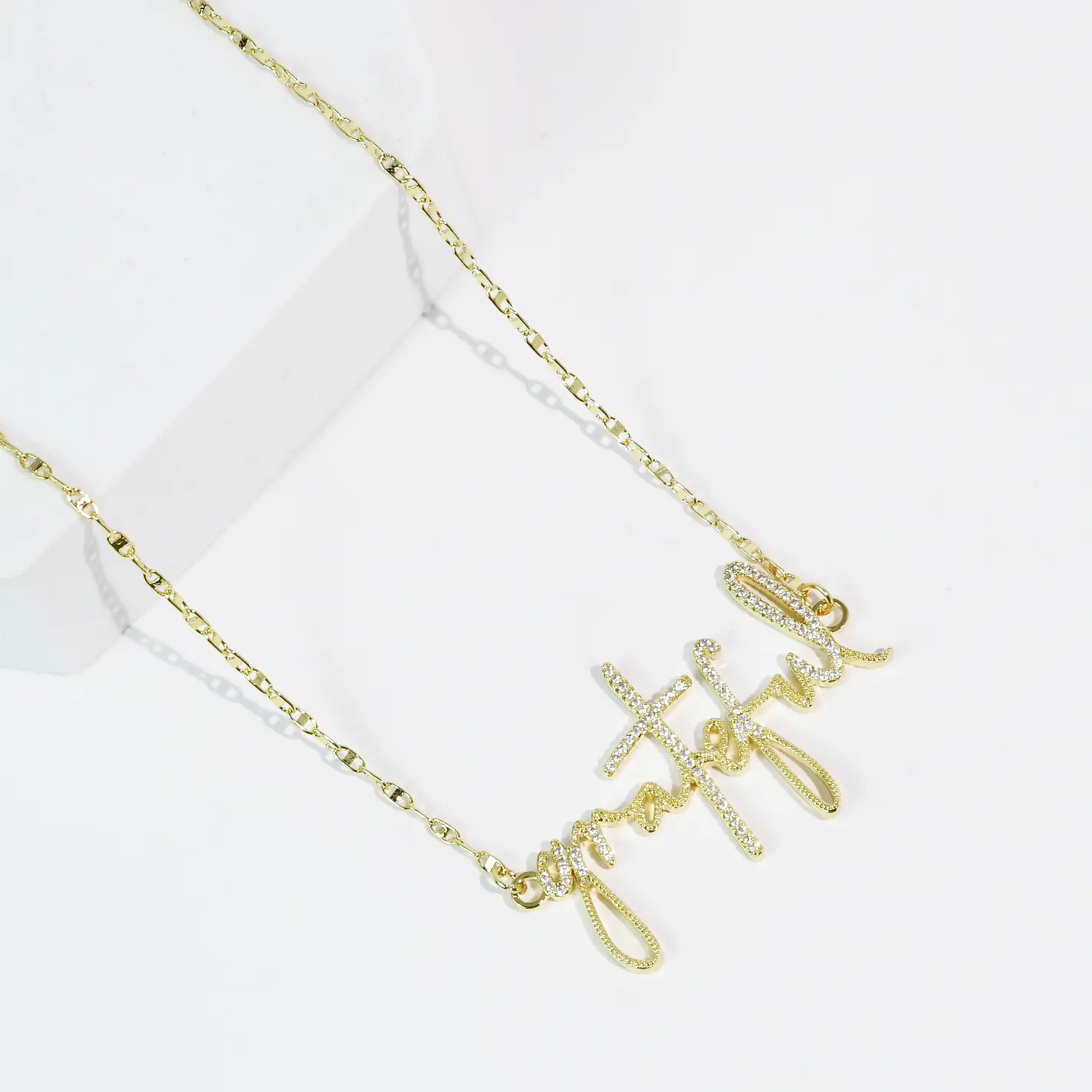 Grateful Necklace Gold
