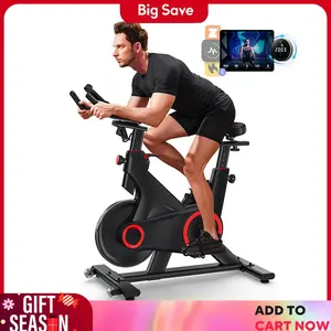 Indoor Cycling Bike Exercise Bike for Home with Magnetic/Auto Resistance Bluetooth Stationary Bike with APP Data Tracking
