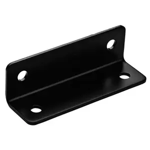 212 MAIN Heavy-Duty Steel Inside Wide Corner Brace, 1.625x5 in., Black - Pack of 10 for Sailing Water Sports, Wide Brace