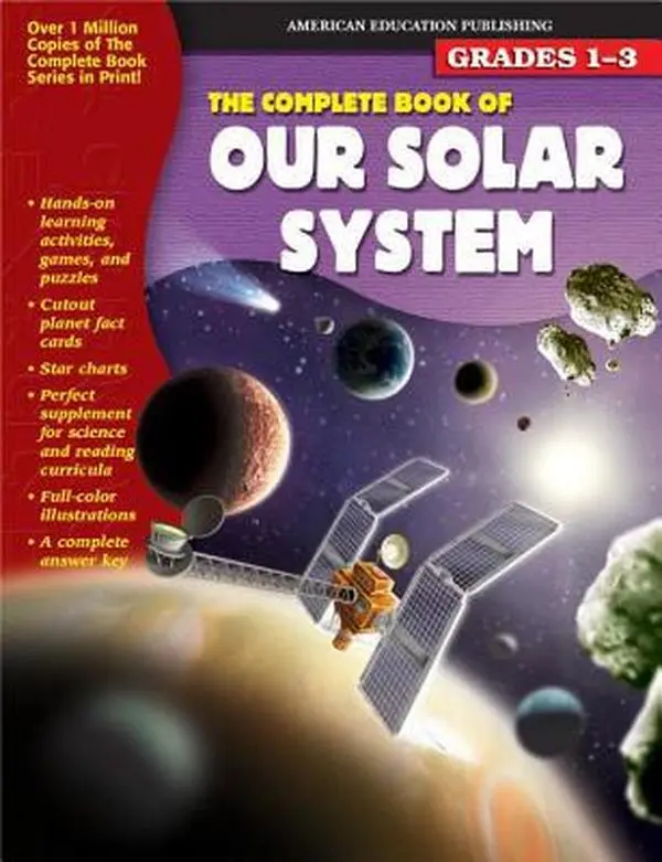 Used Paperback Book - The Complete Book of Our Solar System for Grades 1-3 by Vincent Douglas, English Science Learning Resource with Sun, Planet Activities