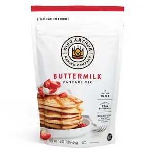 Arthur Buttermilk Pancake Mix Just Add Water, Sourced NonGMO, Certified Kosher, 16 Oz