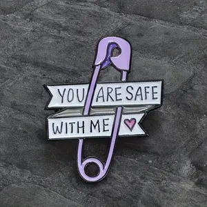 1/3pcs Heroic Rainbow Medical Enamel Safety Pin - Proud Support for Professionals & Pride - Fashionable Accent for Clothing & Backpacks