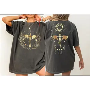 Comfort Colors Dragon Rider 2-sided Shirt Riders Quadrant Tee Comfort Colors Basgiath Shirt L106