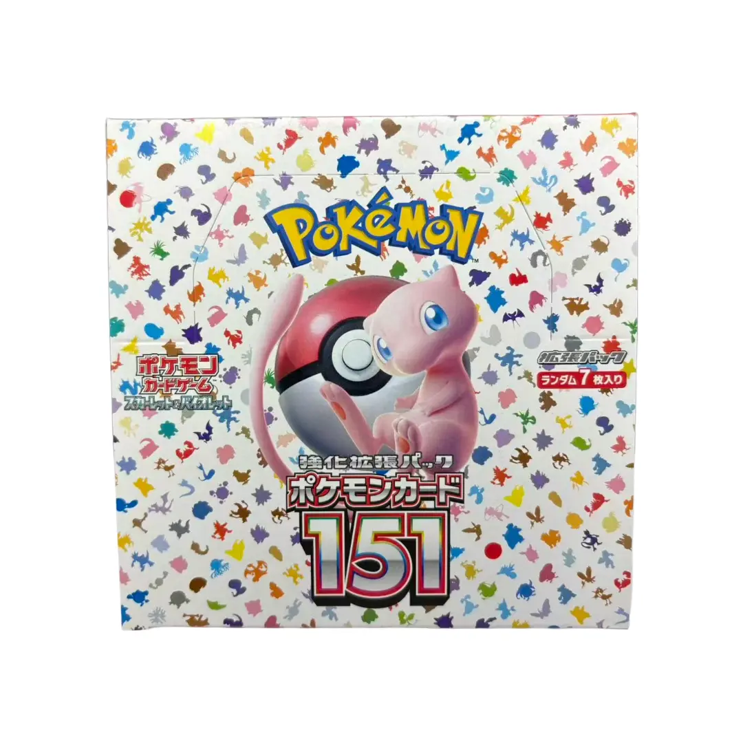 Pokemon TCG Scarlet & Violet 151 Japanese Booster Box NO SHRINK WRAP - 20 Booster Packs, 7 Cards Each - TikTok Shop Pokemon TCG Scarlet & Violet 151 Japanese Booster Box NO SHRINK WRAP - 20 Booster Packs, 7 Cards Each - TikTok Shop