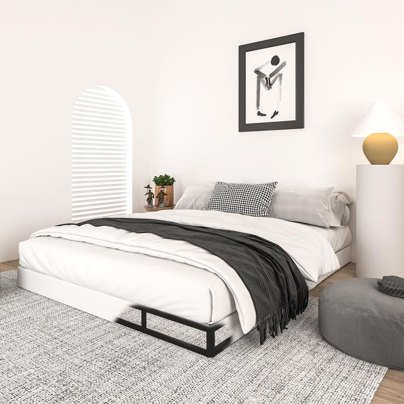 Edenza-Queen Box Spring 7 Inch, Heavy Duty Mattress BoxSpring Foundation, Sturdy Queen Box Springs for Bed with Fabric Cover Set, Easy Assembly, Noise Free fabric cover set