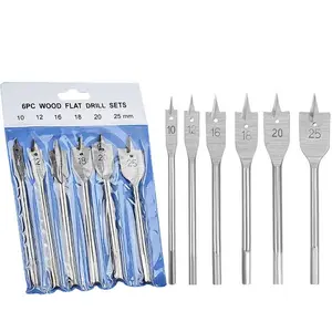 Woodworking Flat Drill Bit Set, Woodworking Drill Bit Set, Power Tool Accessories for Woodworking, Professional Power Tool Accessories