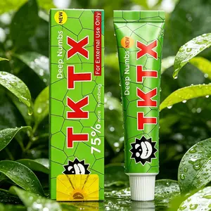 TKTX Tattoo Numbing Cream - For Tattoos - Enhanced Version Painless Procedure 75% Very Strong 10g