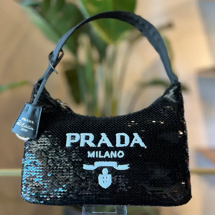 Pre-owned Sequins Mini Bags PRADA Re Edition Shoulder Bag Mini