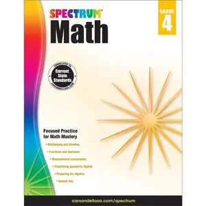 Spectrum® Math Workbooks - Grade 4