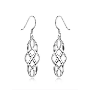 Women's Elegant Hollow out Design Dangle Earrings, 1 Pair Vintage Trendy Dangle Earrings, Chic Gorgeous Jewelry As Gift for Girlfriend for Party Decor, Fashion Jewelry