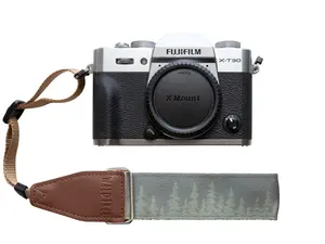 Pinetree Camera Wrist Strap - Leather ends, Comfortable backing, Adjustable, Compatible Connection for DSLR, Mirrorless etc, Photographer Accessory