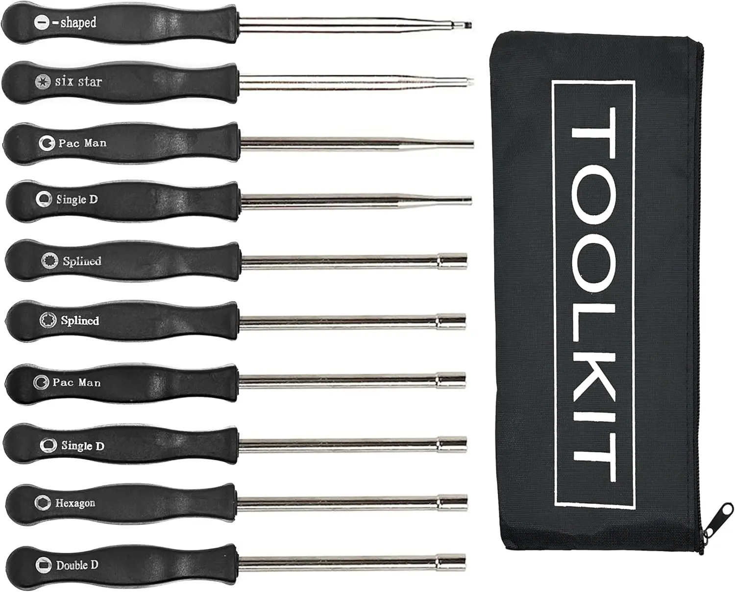 Pack of 10 Carburetor Adjustment Tool Screwdriver Kit for Most 2-Cycle Small Engine Trimmers, Chainsaws, and Leaf Blowers