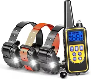 Shock Collar for Dogs, Bark Collar with Remote, Dog Training Collar Set w/3 Modes, Up to 2600Ft Remote Range, Waterproof , 3 Channels, for Small Medium Large Dog