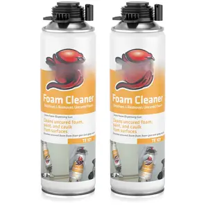 Spray   Cleaner - (2x12.3oz) Polyurethane Insulation Cleaner Spray, Dissolves Uncured Expanding Cleaner Spray for Extended Tool Durability - 2 Pack