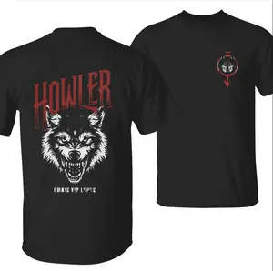 [100% Cotton] Red Rising Howler T-Shirt,Omnis Vir Lupus Graphic Tee, Red Rising Mech Vintag Shirt , Sci-Fi Space Saga Graphic Tee with Heroic Symbols, Casual Unisex Top for Men and Women, Perfect Gift for Book Lovers and Futuristic Adventure Fans