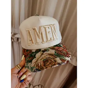 Amen Puff Embroidered Hat