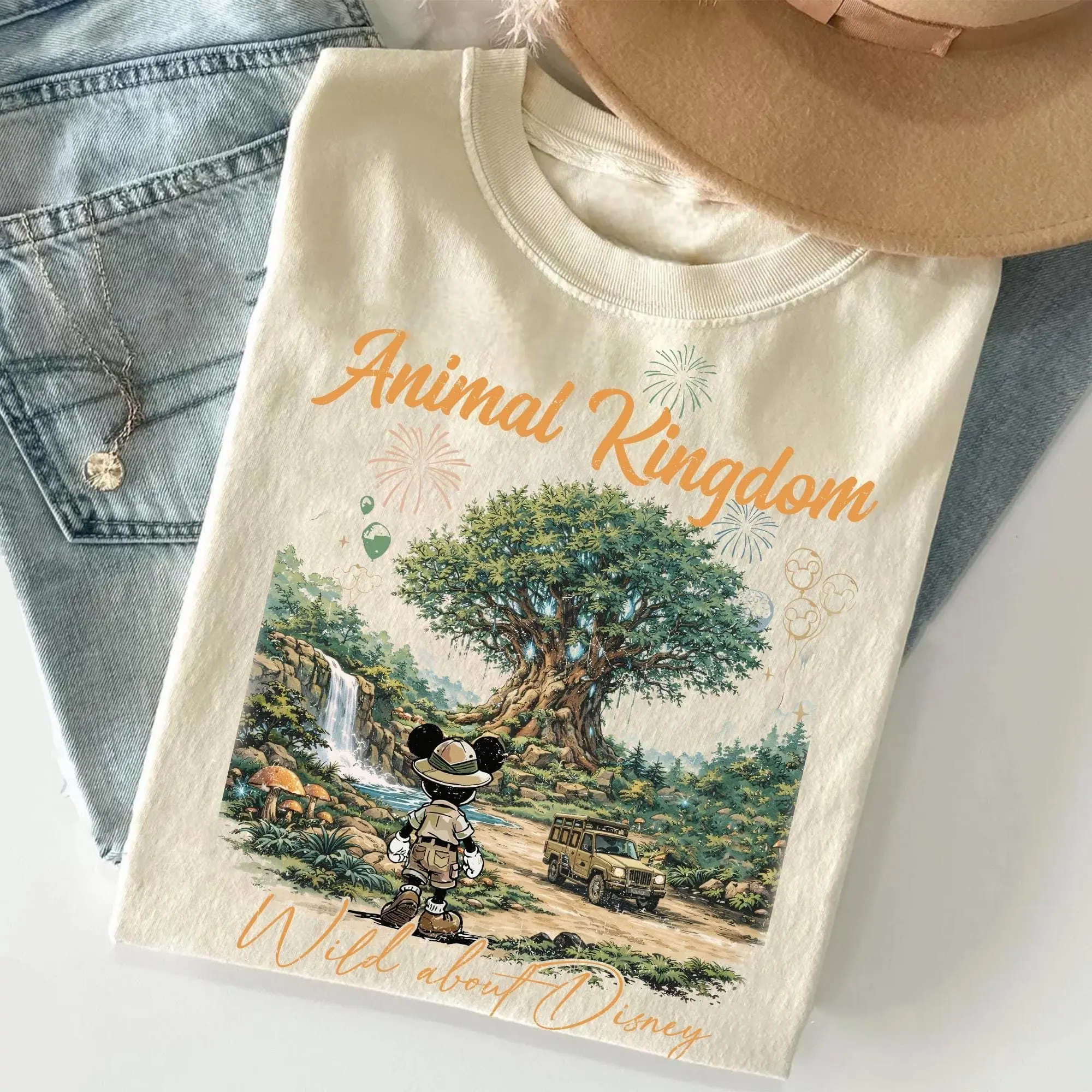 Wild About WDW Animal Kingdom Shirt, Retro Mickey Safari Trip Tee, Tree Of Life Vacation Top, Family Matching Outfits