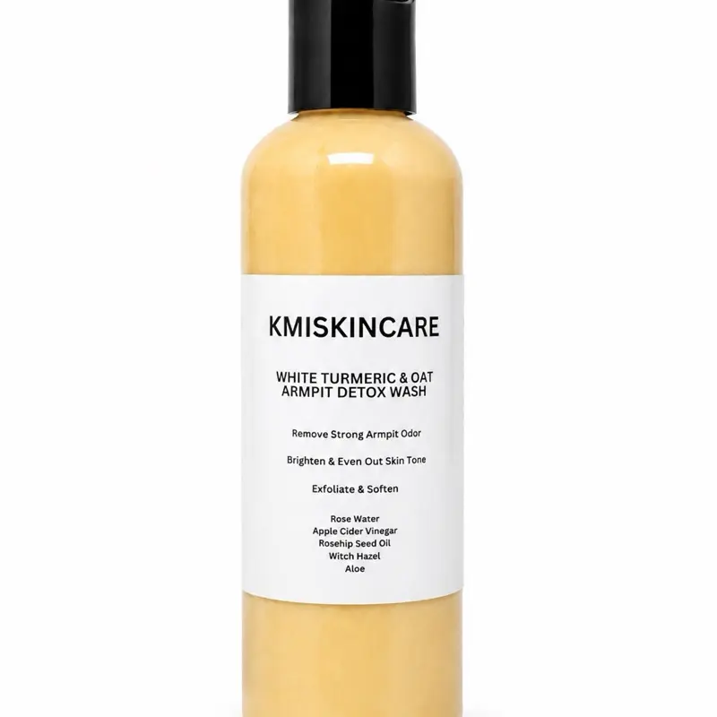 White Turmeric & Oat Armpit Detox Wash | Targets strong musty armpit odor, hydrate, moisturize, & soften.