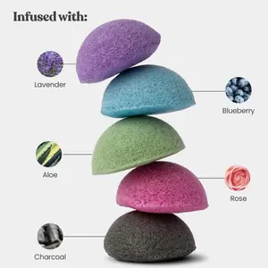 MamaP Konjac Facial Cleansing Sponge for Gentle Exfoliation and Skin Care