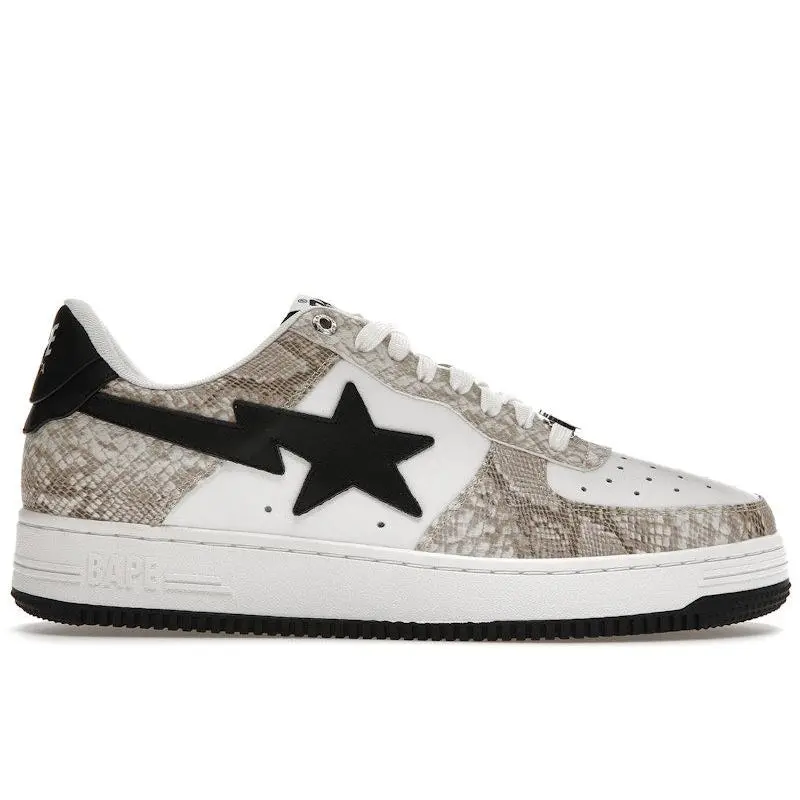 BAPE Men's A Bathing Ape Bape Sta Snake Skin Beige, from StockX
