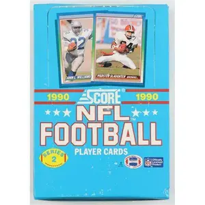 1990 Score Series 2 Football: Single Pack, Searching for Iconic Bo Jackson #697