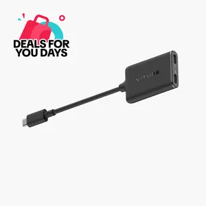 VITURE USB-C XR Charging Adapter for iPhone 17/16/15, Enabling Multi-Screen, Enhanced 3DoF, Spatial 3D, VR Video Features, Charge and Play for Other Devices,summerwins