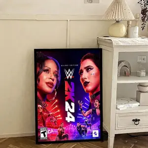 The WWE 2K24 Deluxe Edition Official Poster