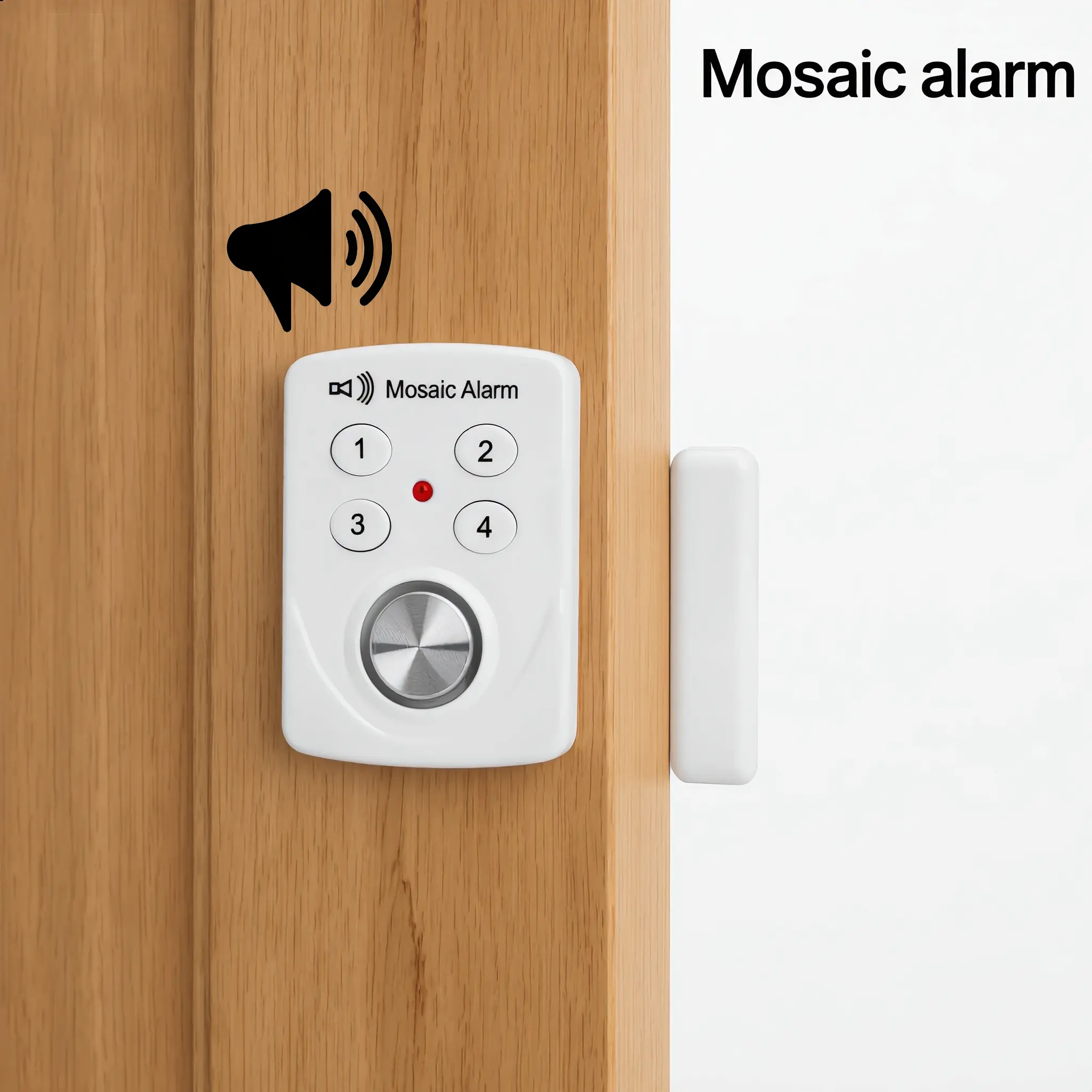 1 Pack Door Alarm sensor with Delayed alert, break in movable door alarm device security for home&travel,security alarm for home, entry alarm window for home,intrusion alarm device,intrusive alarm device,home security alarm