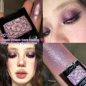 Coldnwild Single Color Eyeshadow, High Pigmentation Matte Powder, Fine Shimmer Highlighter, Bold Eye Makeup, Long-Lasting Formula, Glitter Shimmer Eyeshadow