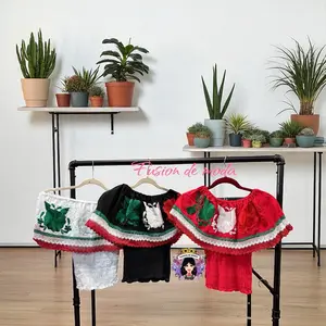 Blusa campesina bordada en rayón