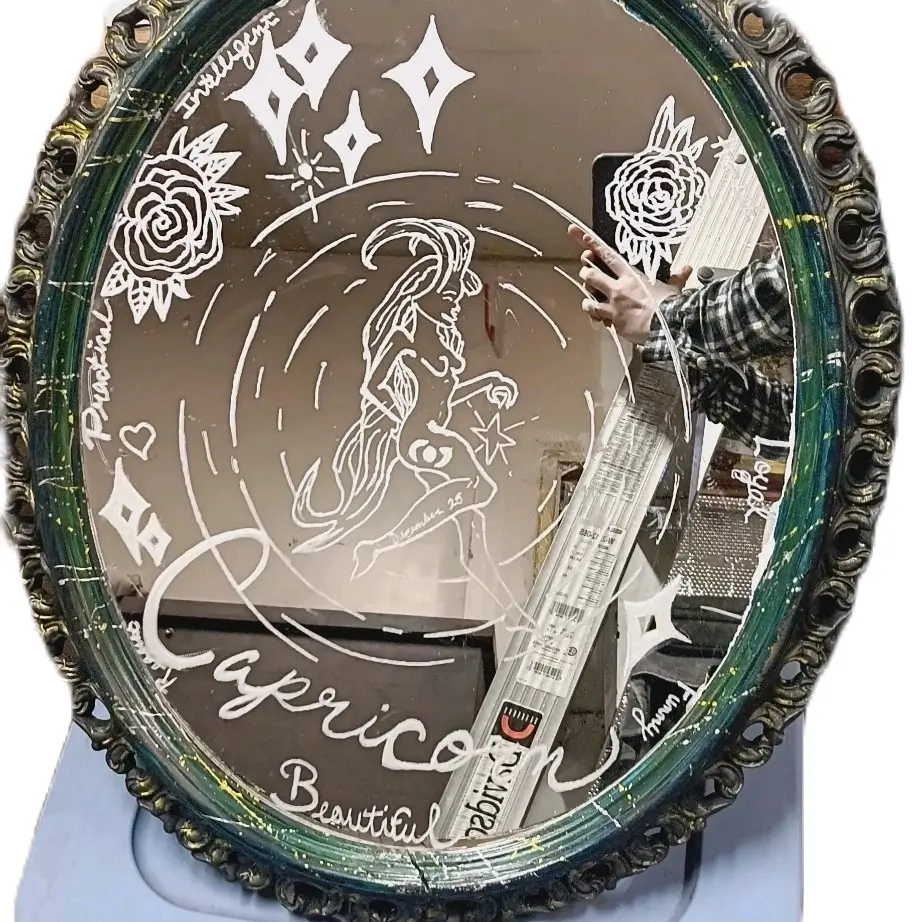 Custom zodiac mirror