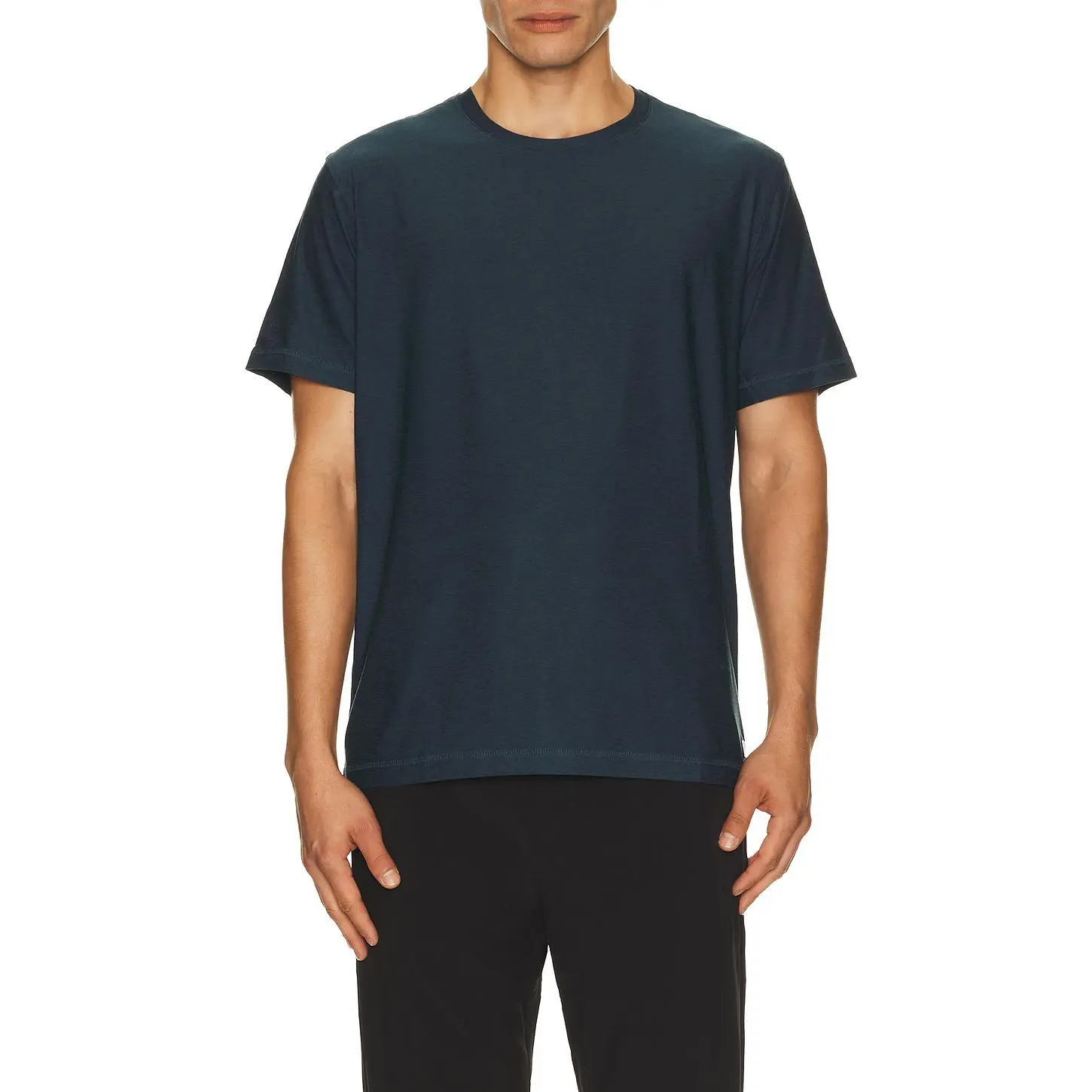 Vuori Strato Tech Tee in Navy Heather