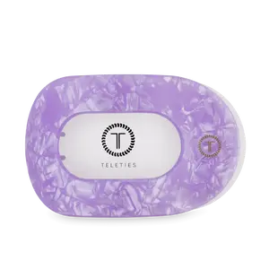 Lavender Mist Large Flat Round Hair Clip