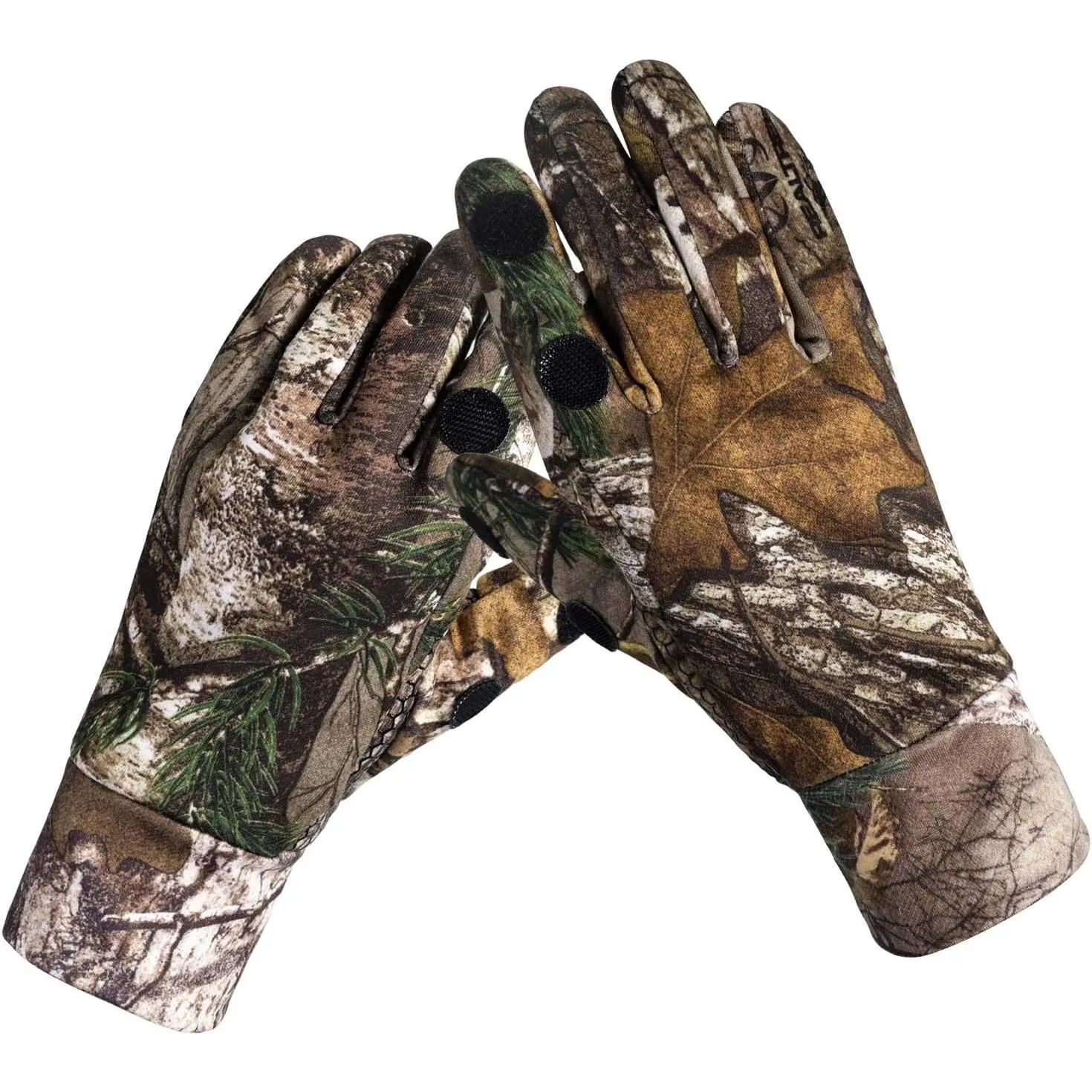 Amber Camo Hunting Gloves Full-Finger/Fingerless Gloves Professional Anti-Slip Camo Gloves Archery Accessories Hunting & Outdoor Gear