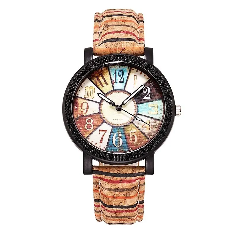 Vintage Leather Women Watch – Minimalist Quartz Wrist Watch, Casual Analog Ladies Fashion Watch, Elegant Gift for Women