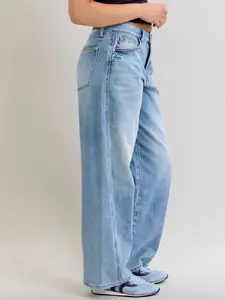 Stephanie High Waist Rigid Front Judy Blue Stretch Jeans - Fitted Rock Style, 30 Inches Length, Plain Pattern, All Seasons Wear