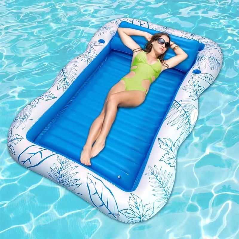 Inflatable Pool Large Full-Sized Family Swimming Pool Backyard Outdoor Summer Water Fun Thickened Durable Anti-Leak Material Easy Inflate Foldable Storage Perfect for Backyard Garden and Family Water Fun All Season Long