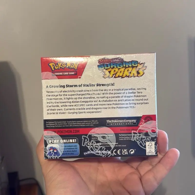 msrp surging sparks booster box Pokemon TCG: Scarlet & Violet revealing a parade of dragon Pokmon led by the towering Alolan Exeggutor ex Costco Pokemon Surging Sparks 2-Pack