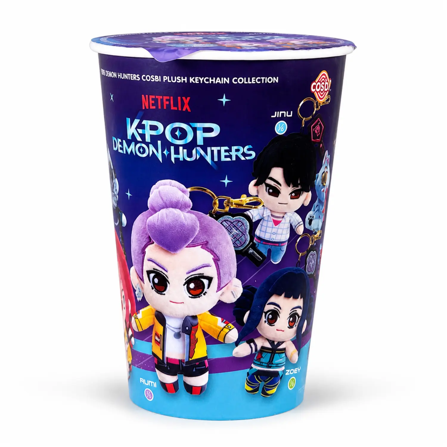Cosb! HotToys KPop Demon Hunters Plush Keychain Blind Box