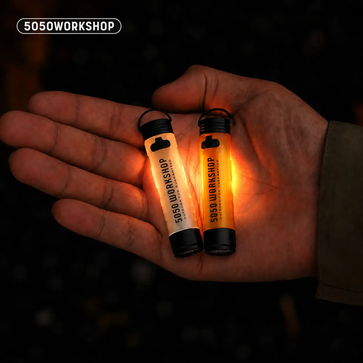 Hikenture Mini Pocket Flashlight, Ultra-Compact Portable EDC LED Light with Keychain Loop for Camping, Fishing, Hiking, Backpacking, Travel, Emergency, Everyday Carry & Outdoor Use