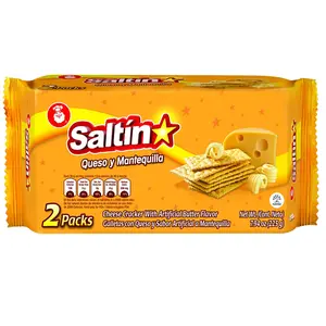 Saltin Noel Crackers Cheese and Butter Crackers | Saltin Noel 7.93 Oz (Pack of 4)