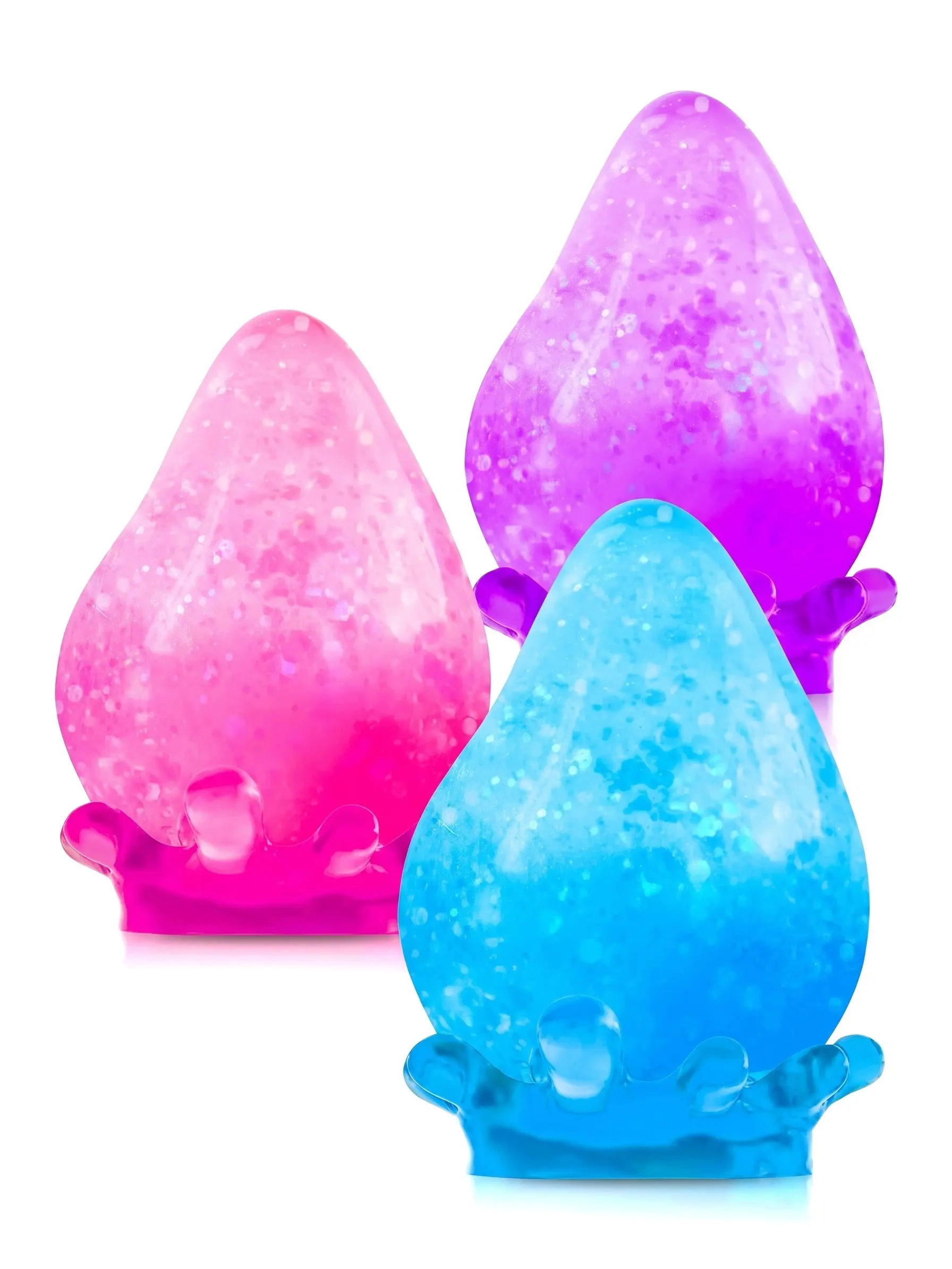 Mellow Water Drop Squishy Toy - Squeezable Stress-Relieving Classic Novelty Toy for Hand Exercise