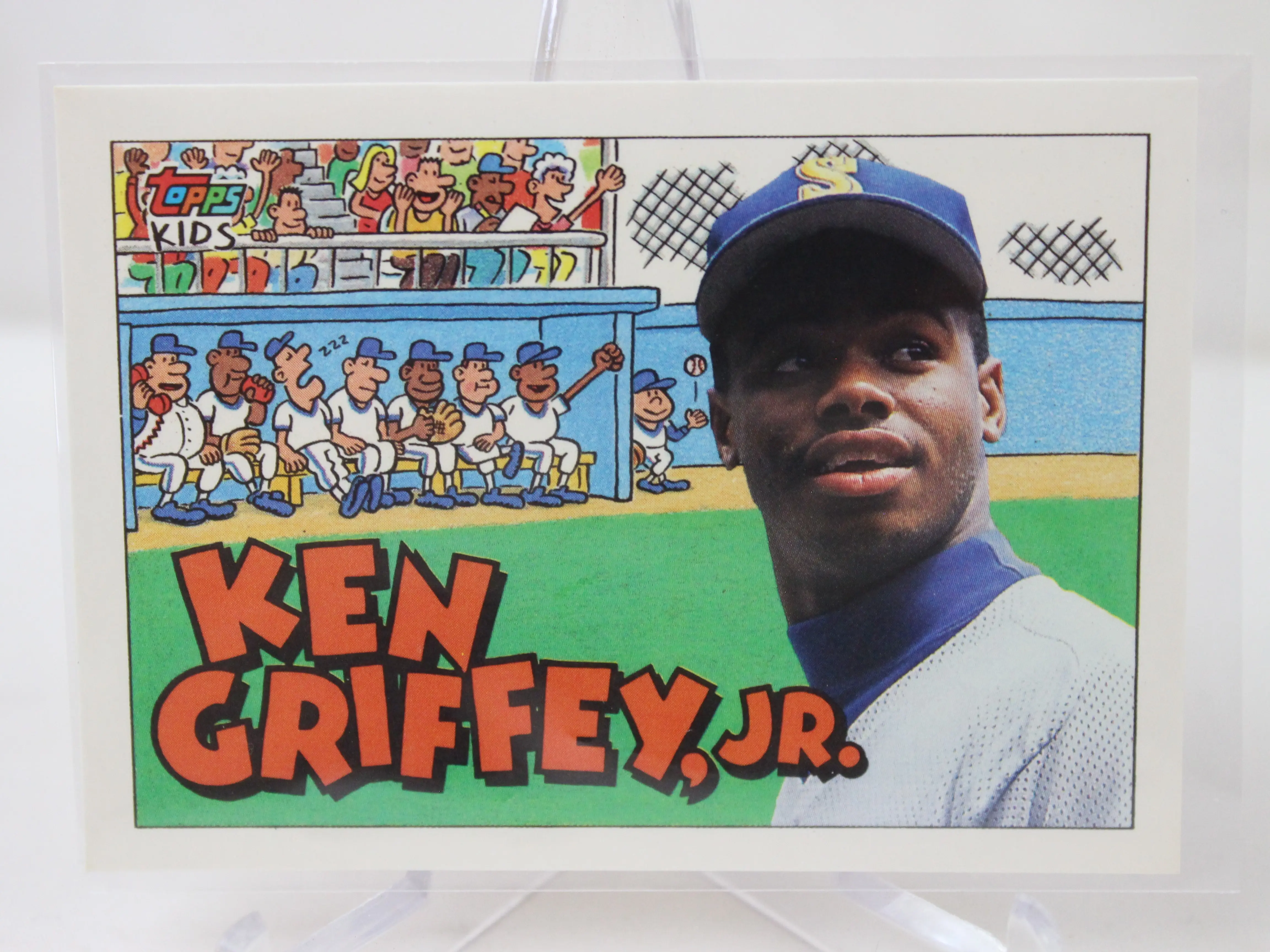 Topps 1992 Topps Kids Ken Griffey Jr Fun Box #122 Seattle Mariners Vintage Baseball Card