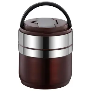 Insulated Food Jar for Work & Travel – Leakproof 3-Layer Stainless Steel Lunch Box, Keeps Food Hot & Cold, Portable Meal Container