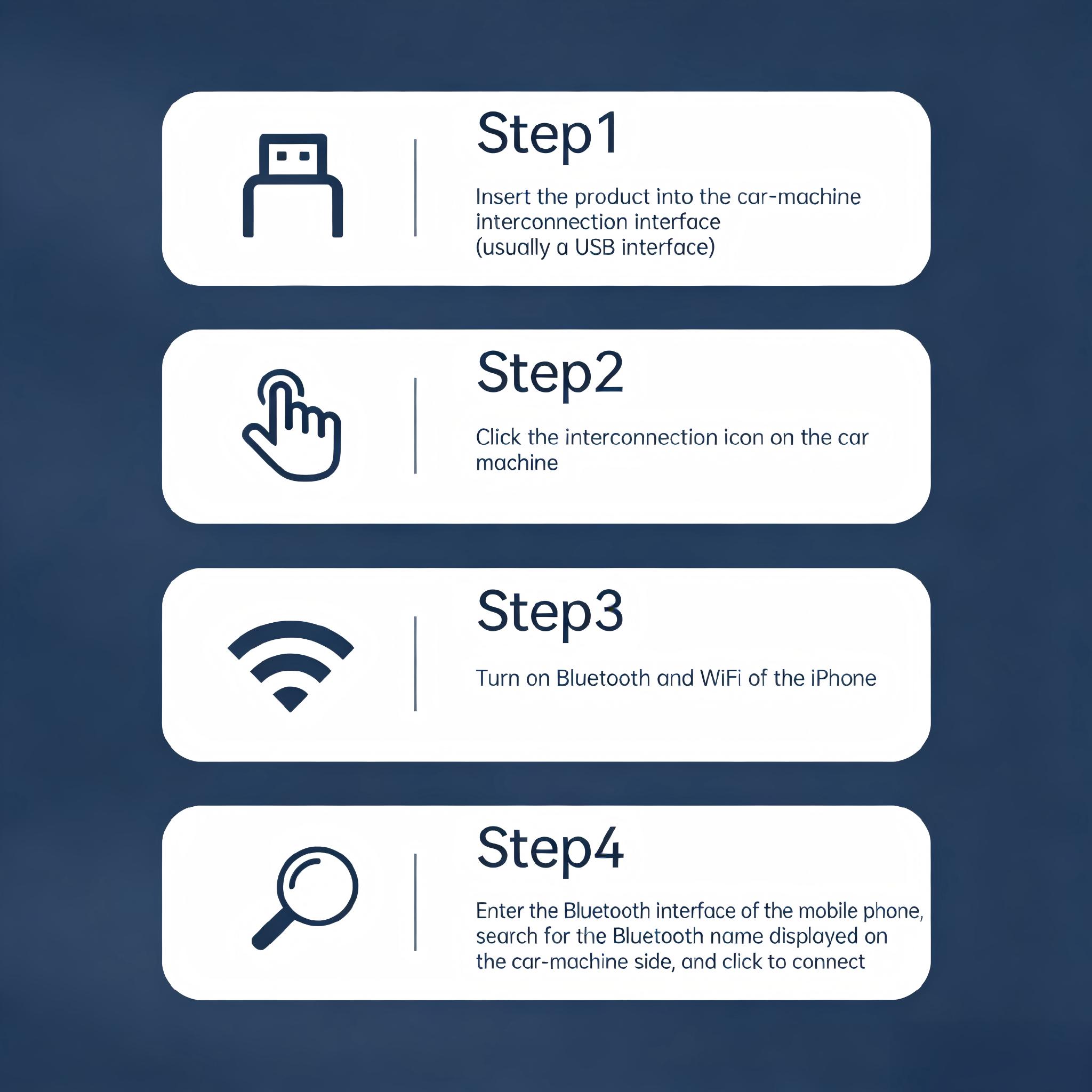 2026 Wireless CarPlay Adapter for iPhone Android Fast Connection No Latency Hands Free Call Wireless Adapter Electronic Charger CarPlay Dongle with USB Port