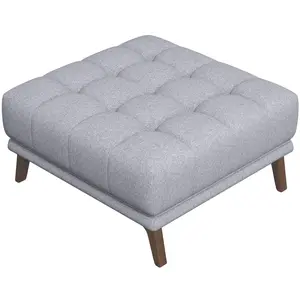 Kano Light Gray Ottoman