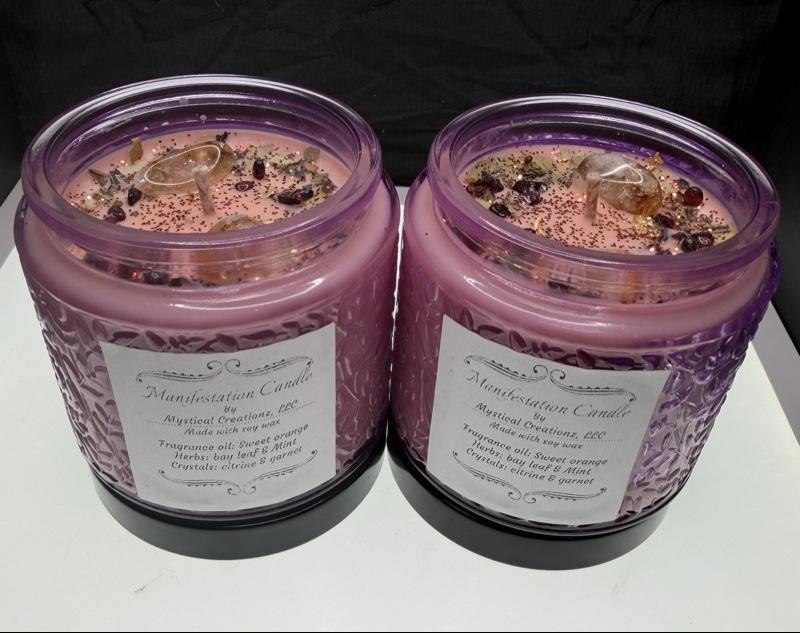 Manifestion candles