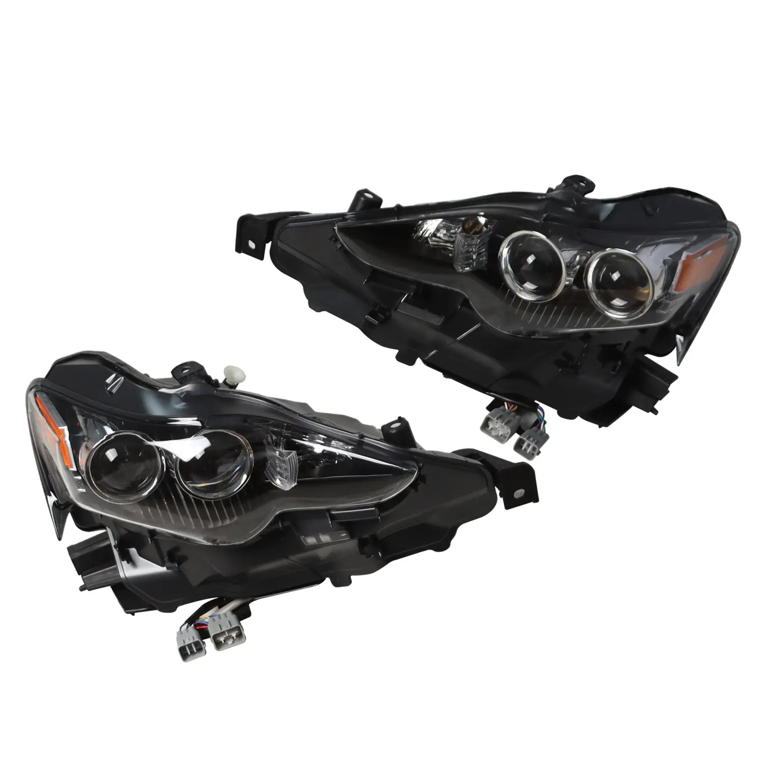 Nakkaa Direct Install Durable LED Headlight Bulbs Pair Set - Car Lighting, Projector-Type LED Lights with 2 Single Lenses for 2014-2016 Lexus IS250 IS200T IS300 IS350 (Left Driver, Right Passenger Side, 2Pcs)