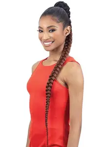 Shake n Go Pre-Stretched Braided Ponytail 38" Freetress Equal Weave Drawstring Ponytail